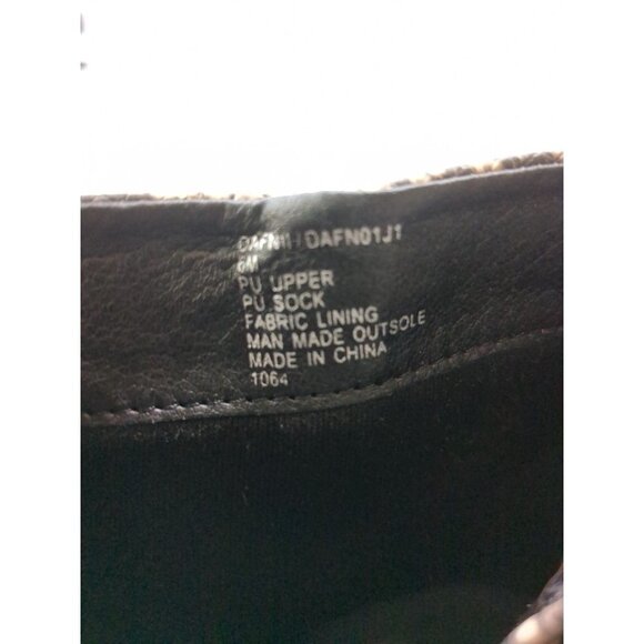 Madden Girl Ankle Bootie Heeled Boot Womens 6 Side Zip Snakeskin Natural Dafani - Picture 6 of 9